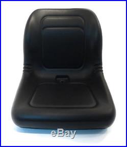(1) Black HIGH BACK Seat for John Deere Gator Military 6x4 M-Gator A1 UTV