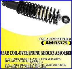 1-pack AM135375 Rear Coil-over Spring Shocks Absorber For John Deere Gator HPX