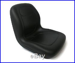 (2) Black HIGH BACK Seats John Deere Gator Gas Diesel Model 4x2 4x4 HPX TH 6x4