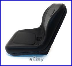 (2) Black HIGH BACK Seats for John Deere Gator XUV 620i, 850D, 550, 550 S4 UTV