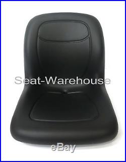 (2) Black XB180 HIGH BACK SEATS for John Deere GATORS Made in USA by MILSCO #GI