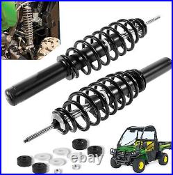 2 Front Coil-Over Shocks With Bushings Fit John Deere HPX Gator XUV620i XUV850D