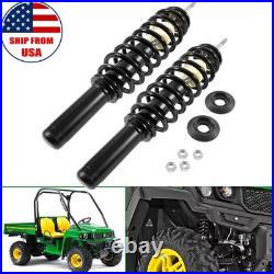 2 Front Coil-Over Shocks With Bushings Fit John Deere HPX Gator XUV620i XUV850D