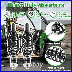 2 Front Coil-Over Shocks With Bushings Fit John Deere HPX Gator XUV620i XUV850D