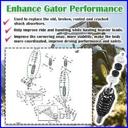 2 Front Coil-Over Shocks With Bushings Fit John Deere HPX Gator XUV620i XUV850D
