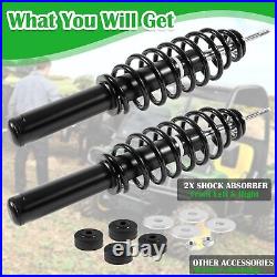 2 Front Coil-Over Shocks With Bushings Fit John Deere HPX Gator XUV620i XUV850D