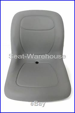 (2) Grey XB180 HIGH BACK SEATS for John Deere GATORS Made in USA by MILSCO #KN