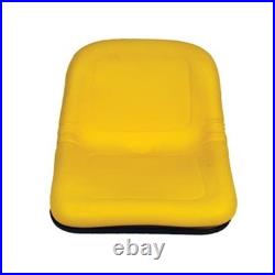 (2) Yellow High Back Seat fit Fits John Deere Riding Mowers Tractor 425, 445 (2) Yellow High Back Seat fit Fits John Deere Riding Mowers Tractor 425, 445