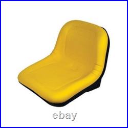 (2) Yellow High Back Seat fit Fits John Deere Riding Mowers Tractor 425, 445 (2) Yellow High Back Seat fit Fits John Deere Riding Mowers Tractor 425, 445