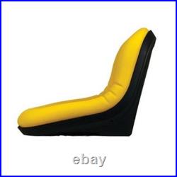 (2) Yellow High Back Seat fit Fits John Deere Riding Mowers Tractor 425, 445 (2) Yellow High Back Seat fit Fits John Deere Riding Mowers Tractor 425, 445