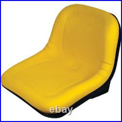 (2) Yellow High Back Seat fit Fits John Deere Riding Mowers Tractor 425, 445 (2) Yellow High Back Seat fit Fits John Deere Riding Mowers Tractor 425, 445