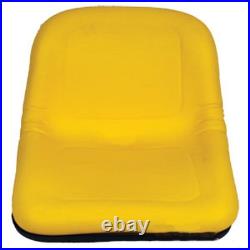 (2) Yellow High Back Seat fit Fits John Deere Riding Mowers Tractor 425, 445 (2) Yellow High Back Seat fit Fits John Deere Riding Mowers Tractor 425, 445