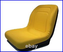 (2) Yellow High Back Seat fit John Deere Gator TX, Gator XUV, Gator 4x2 HPX, 4x4