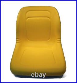 (2) Yellow High Back Seat fit John Deere Gator TX, Gator XUV, Gator 4x2 HPX, 4x4