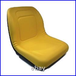 (2) Yellow High Back Seat fit John Deere Gator TX, Gator XUV, Gator 4x2 HPX, 4x4