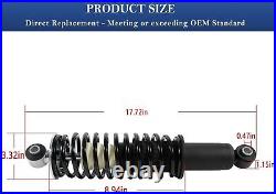 2Pcs AM135375 Rear Coil-over Spring Shocks Absorber Fits John Deere Gator HPX