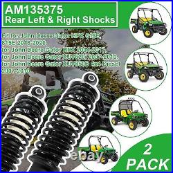 2Pcs AM135375 Rear Coil-over Spring Shocks Absorber for John Deere Gator HPX 4x4