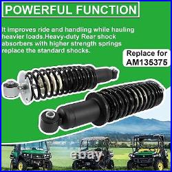 2Pcs AM135375 Rear Coil-over Spring Shocks Absorber for John Deere Gator HPX 4x4