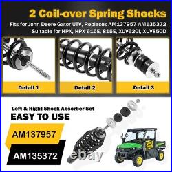 2Pcs AM137957 Front Shock Absorber Kit Fits John Deere Gator HPX, HPX 615E, 815E 2Pcs AM137957 Front Shock Absorber Kit Fits John Deere Gator HPX, HPX 615E, 815E