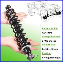 2pcs Front shock absorbers for John Deere 4X2, 6X4, TH, TS. TX Gators AM130448