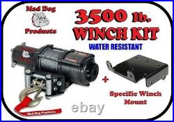 3500lb Mad Dog Winch Mount Combo John Deere 12-20 Gator RSX / XUV