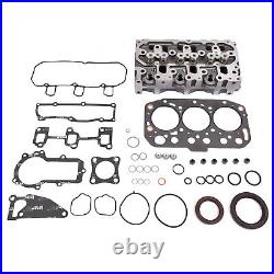 3TNV70 3D70E Cylinder Head Assy & Gasket for Yanmar John Deere Gator XUV 850D