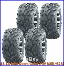 (4) 26x9-12 UTV ATV tires for 15-16 John Deere Gator XUV 825I/625I Lit Mud