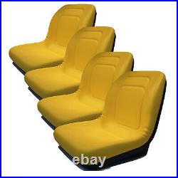 (4) HIGH BACK Seats for Many John Deere Gators, UTV, Utility Task Vehicle Models