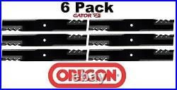 6 Pack Oregon 396-726 Mower Blade Gator G6 Fits John Deere AM104490