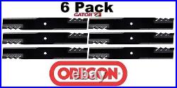 6 Pack Oregon 396-735 G6 Gator Mulcher Mower Blade for John Deere AM104489