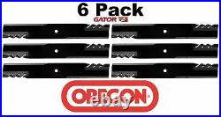 6 Pack Oregon 396-738 Mower Blade Gator G6 Fits John Deere AM106634 M76461