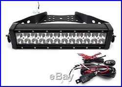 72W 14 LED Light Bar withHandlebar Mounting Bracket, Wiring For ATV UTV Dirt Bike