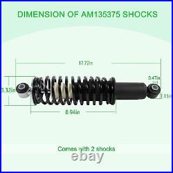 AM135375 Rear Left & Right Coil-over Spring Shocks Absorber for John Deere Gator