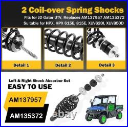 AM137957 Front Left & Right Shock Absorber Set for John Deere Gator UTV AM135372