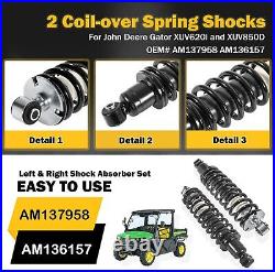 AM137958 Rear Coil-over Spring Shock Absorber for John Deere Gator XUV620i (2PC)