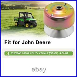 AM138530 Primary Drive Clutch with Belt M158268 for John Deere XUV 850D 4x4 Gator
