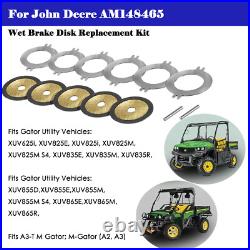 AM148465 Brake Disk Kit for John Deere XUV Gator Utility Vehicles 625 825 835 AM148465 Brake Disk Kit for John Deere XUV Gator Utility Vehicles 625 825 835