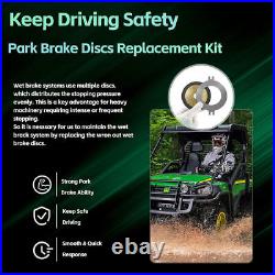 AM148465 Wet Brake Disk Kit for John Deere Gator Utility XUV 625 825 835 855 865 AM148465 Wet Brake Disk Kit for John Deere Gator Utility XUV 625 825 835 855 865