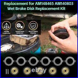 AM148465 Wet Brake Disk Kit for John Deere Gator Utility XUV 625 825 835 855 865 AM148465 Wet Brake Disk Kit for John Deere Gator Utility XUV 625 825 835 855 865
