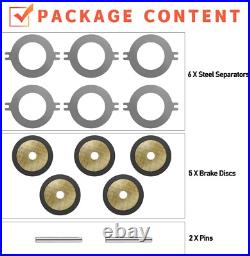 AM148465 Wet Brake Disk Kit for John Deere Gator XUV 625 825 835 855 865 Vehicle