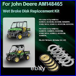 AM148465 Wet Brake Disk Kit for John Deere Gator XUV625i, XUV825E, XUV825i, 835E