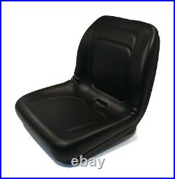 Black High Back Seat for John Deere 165, 240, 245, 260, 265, 285, 318, 320, 325