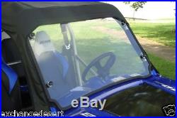 Clear LEXAN WINDSHIELD + Q C Clamps JOHN DEERE GATOR UTV's New