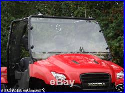 Clear LEXAN WINDSHIELD + Q C Clamps JOHN DEERE GATOR UTV's New