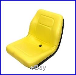 Concentric Ultra High Back Seat -Yellow Fits John Deere Gators & Lawn Mowers