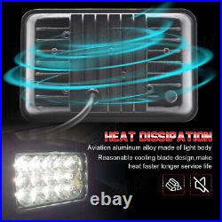 DOT Pair 4X6inch 120W Sealed Beam LED Headlight Headlamp for JOHN DEERE Gator