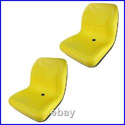 E-VG11696 Two Yellow Seats (2 Pcs) for John Deere Gators XUV850D, TE, TH, TX +++
