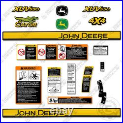 Fits John Deere Gator XUV 550 Decal Kit Utility Vehicle (With Warnings)