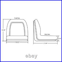 Fits John Deere VG12160 Seat Assembly Kit Fits Gator Utility Vehicle XUV 550
