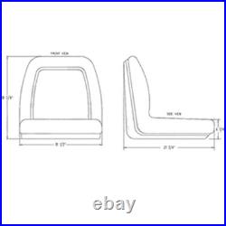 Fits John Deere VG12160 Seat Assembly Kit Fits Gator Utility Vehicle XUV 550